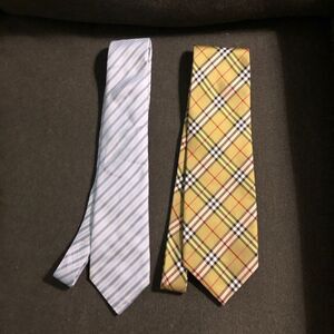 BUNDLE of 2 Burberry Ties